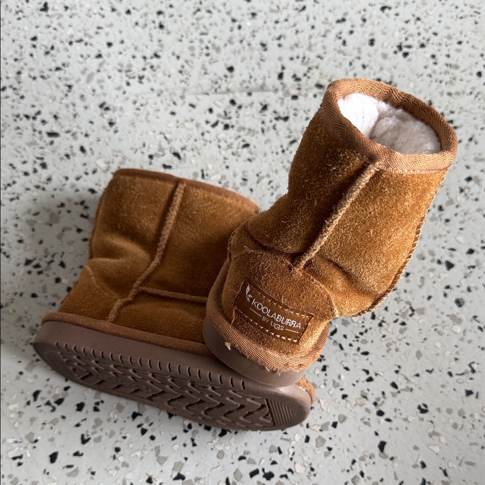 UGG Kids Brown Suede Boots